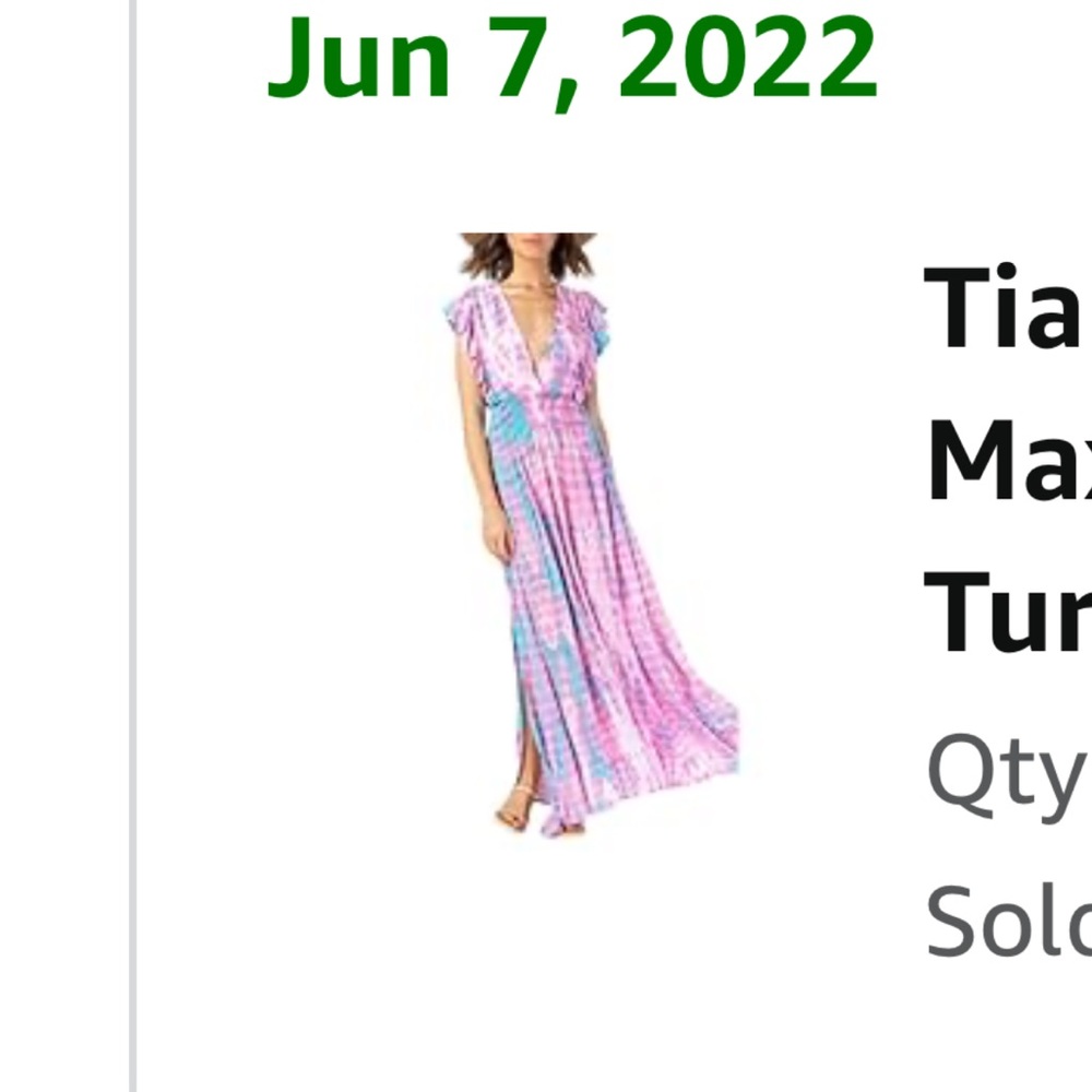 Tiare Hawaii Maxi Tie-Dye Dress
